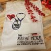 cadou personalizat asistent medical tricou cana
