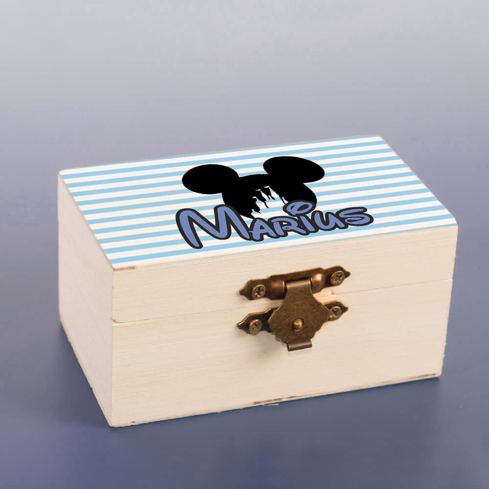 Cutiuță moț cu bănuț pentru șuviță - Disney clasic băiețel