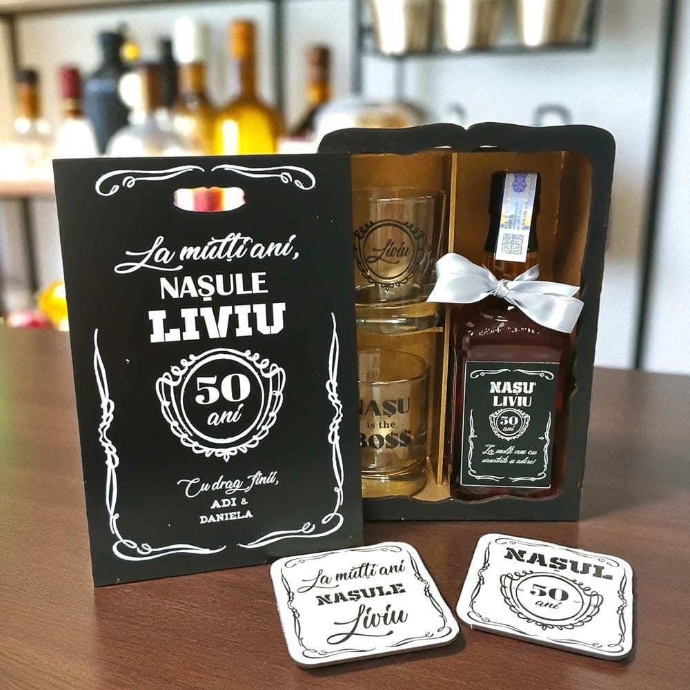 set whiskey aniversare nas x ani-Arta Traditiei