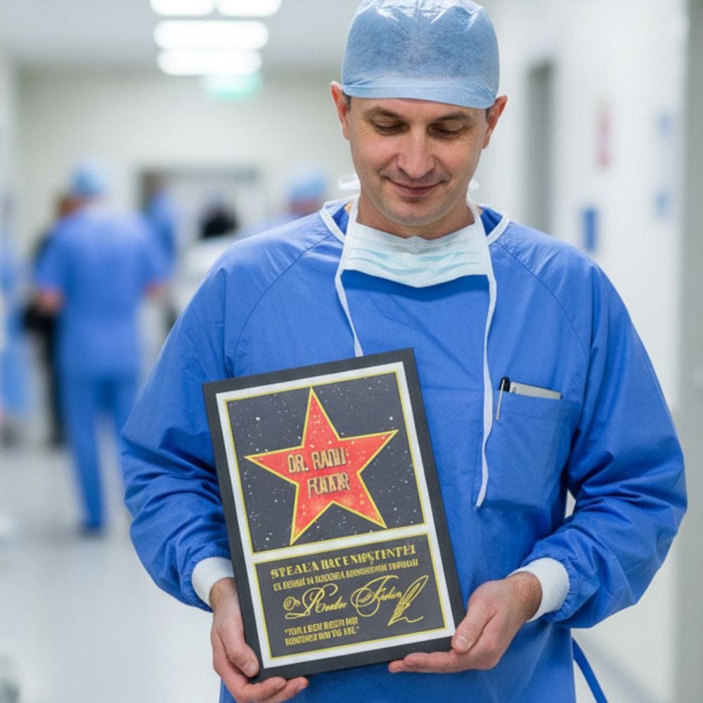 Diploma steaua recunostintei - cadou medic-Arta Traditiei
