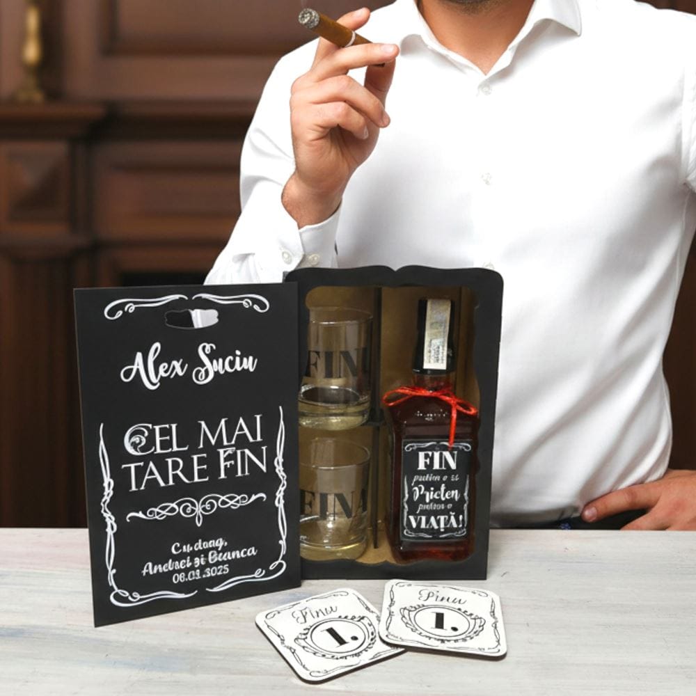 Set whiskey deluxe - Cel mai tare fin Arta Traditiei