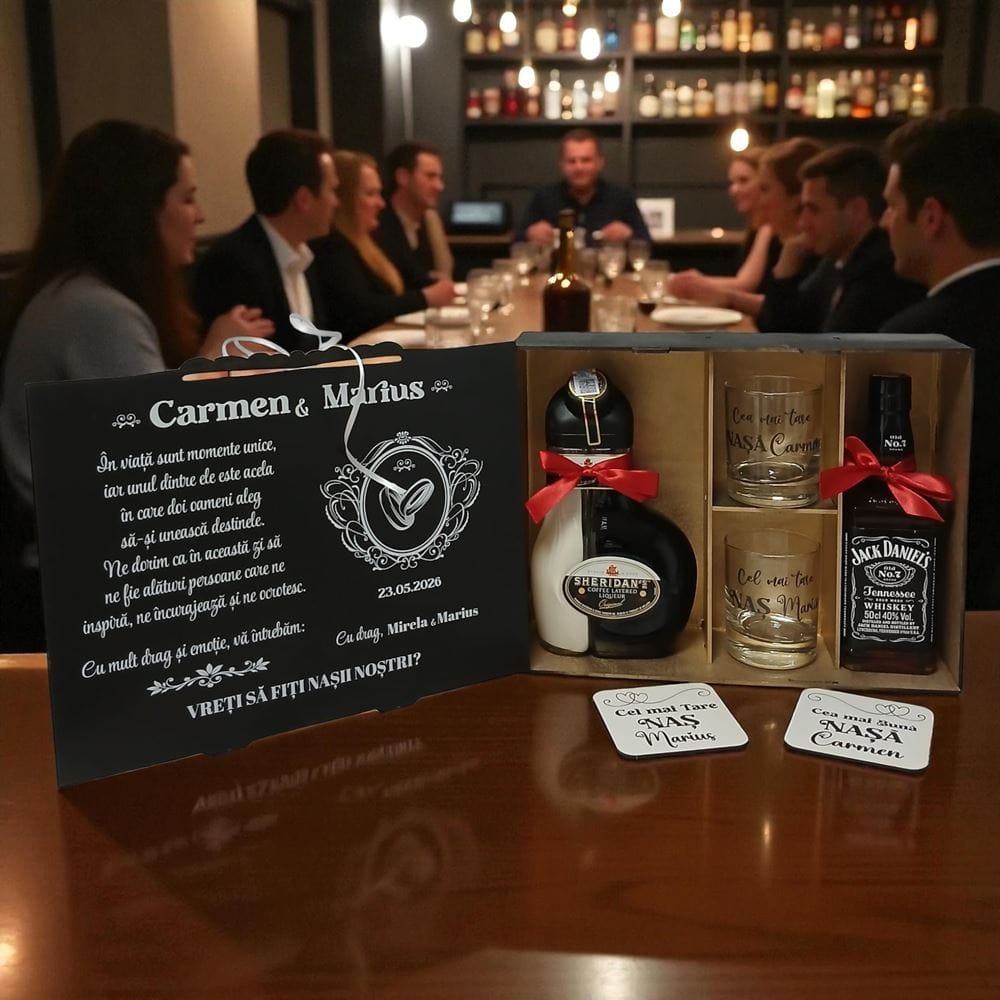 set whiskey si sheridan cerere nasi - in viata sunt momente unice-Arta Traditiei