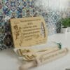 Set ustensile bucatarie -tocator, sucitor, linguri lemn - cadou sefa-Arta Traditiei