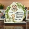 Trofeu rotund frunze - 8 martie- mamaie-Arta Traditiei
