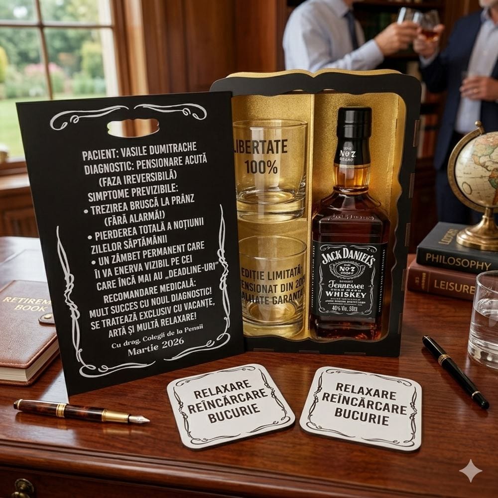 Set whiskey cadou - Diagnostic pensionare